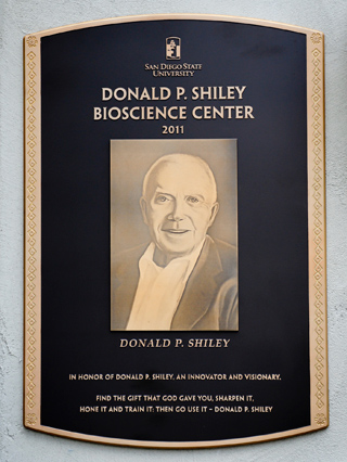 Donald P. Shiley Memorial Plaque